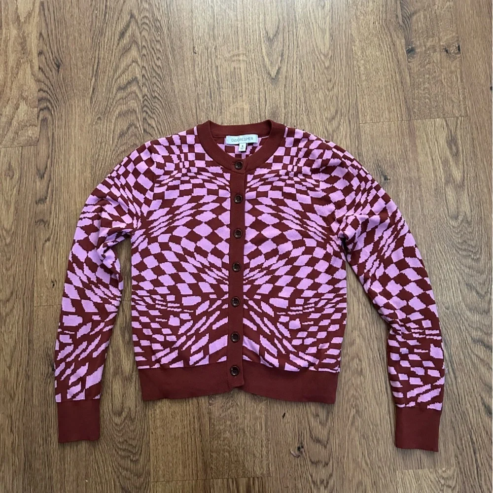 Daydreamer Wave Fitted Cardigan Size Small
